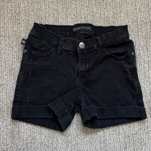Rock & Republic Black Denim Shorts